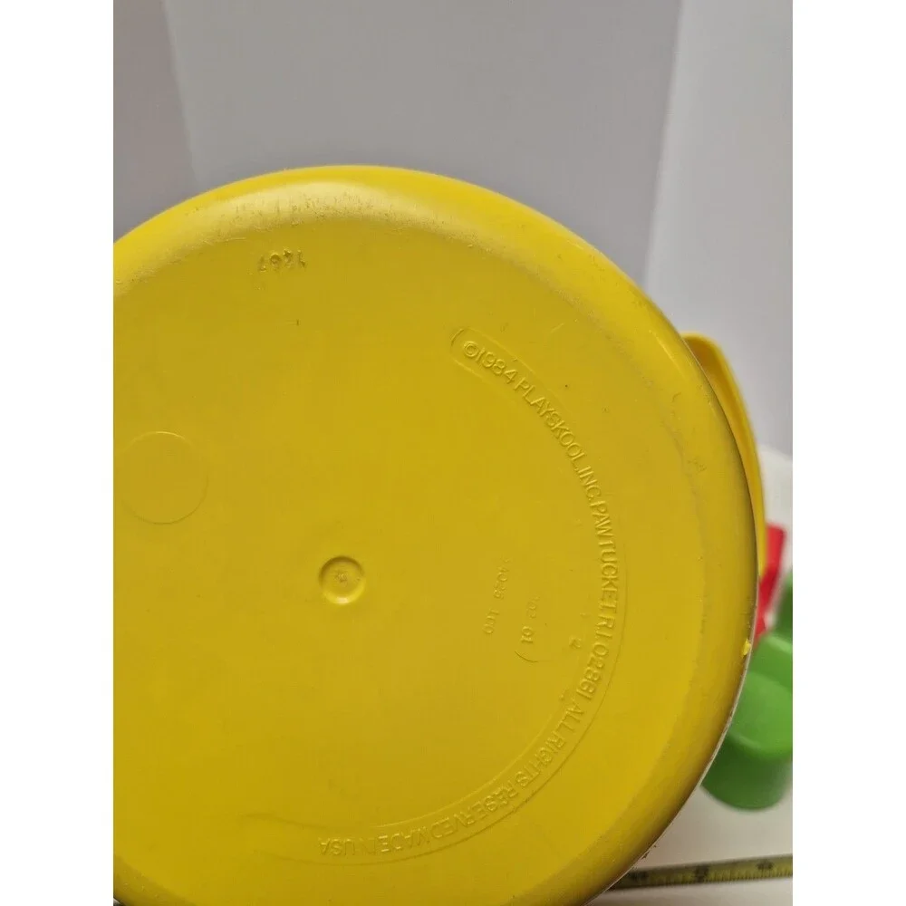 Vintage Playskool 1984 My Shape 'N Stir Pot Complete Set